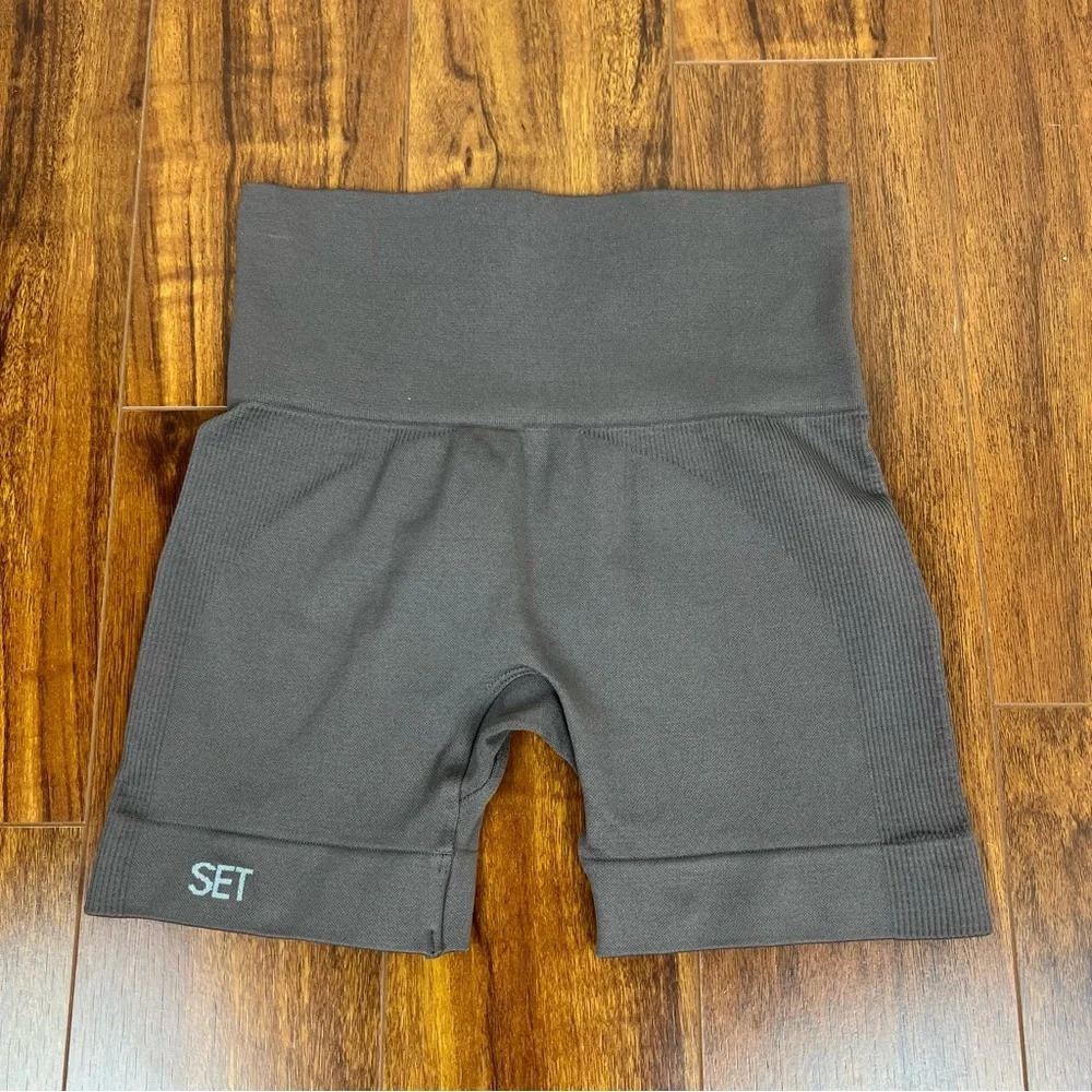 SET Active Sculpt Flex bike shorts sand size XS - Picture 4 of 5